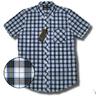 View Item Ben Sherman Oversize Mod S/S Button Down Check Shirt Navy Yellow